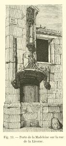 Porte de la Madeleine na rue de la Licorne od French School