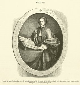Portrét Jean-Philippe Baratier (rytina) od French School