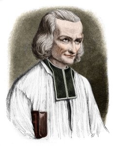 Portrét abbé Jean Marie Vianney (Vianey, Viannay, Viennet), známý jako Cure d