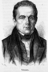 Portrét Abel Francois Villemain, francouzský profesor a politik (1790 - 1867) od French School