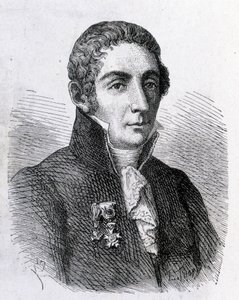 Portrét Alessandra (Alexandra) Volty (1745 - 1827) - v „“ Album of Science; proslulí učenci; Velké objevy””” 1896. od French School