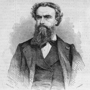 Portrét Alexandra Cabanela (1823-1899), francouzského malíře. Rytina do „“ The Illustrated World““ č. 338 z 3. října od French School