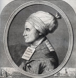 Portrét Antoine-Francoise (Antoine Francois) Desrues (1744-1777) Francouzský otravník - rytina do „“ Causes celebres de tous les peuple““ od Armanda Fouquiera (1817-18?) 1858-1867 - soukromá sbírka od French School