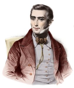 Portrét Augustina Eugene Scribe (1791-1861), francouzský romanopisec - Portrét Eugena Scribe (1791-1861), francouzský autor morálních komedií od French School
