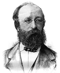 Portrét Charlese Demole (1828-1908), francouzského politika. Gravírování v „“The Illustrated World“, 16. ledna od French School