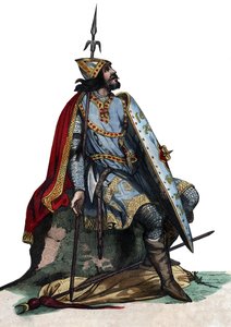 Portrét Charlese Martela (688-741), franského vojevůdce a politického vůdce. od French School