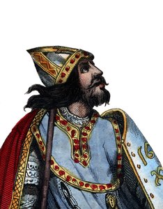 Portrét Charlese Martela (688-741), franského vojevůdce a politického vůdce. od French School