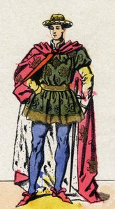 Portrét francouzského krále Karla VII. (1403-1461). od French School