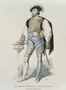 Portrét Clauda de Lorraine (1496-1550) vévody z Guise od French School