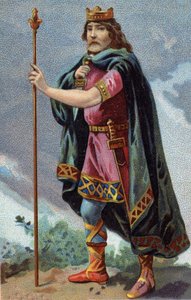 Portrét Clotaire (Clothaire) I., krále Franků z roku 511a 561). od French School