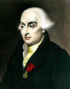 Portrét hraběte Josepha Louise de Lagrange (1736-1813) francouzského matematika. Rytina kolekce Particuliere z 19. století od French School