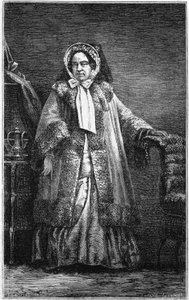 Portrét hraběnky Dash (Anne Gabrielle de Cisternes de Cutiras, vikomt z Poilloue de Saint Mars od French School
