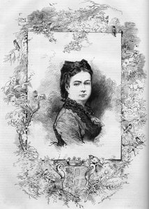 Portrét Elisabeth od Mac Mahon (rozená Elisabeth de La Croix de Castries od French School