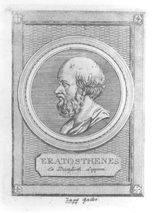 Portrét Eratosthena (asi 284–192 př. n. l.) od French School