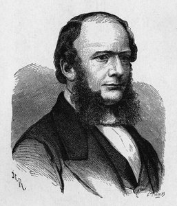 Portrét Ernesta Wernera von Siemens (1816 - 1892), německého inženýra a průmyslníka, zakladatele společnosti, která vytvořila první velkou evropskou telegrafickou linku... - v „“ Album of Science; věhlasní vědci; Velké objevy “”” 1896. od French School