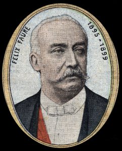 Portrét Felixe Faureho (1841-1899), průmyslníka a politika, umírněného republikána, v letech 1895 až 1899 se stal prezidentem republiky. od French School