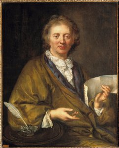 Portrét Francoise Couperina (1668-1733), dit Couperin le Grand, francouzského skladatele a varhaníka. Anonymní obraz 17. století. olej na plátně, 90 x 73 cm. - Portrét Francoise Couperina (1668-1733), známého jako Couperin Veliký, francouzský skladatel a od French School