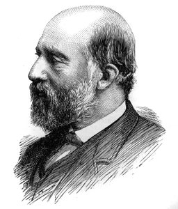 Portrét Francois Ferdinand Philippe, princ z Joinville (1818-1900). Rytina v „“Le Monde Illustré“, 26. června 1886. od French School