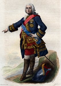 Portrét Francoise de Cheverta (1695-1769), francouzského generála. od French School