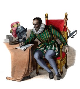 Portrét Francoise de Malherbe (1555-1628), francouzského básníka, kritika a překladatele. od French School
