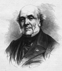 Portrét Frederica Auguste Demetze (1796-1873), francouzského právníka, zakladatele zemědělské kolonie a věznice Mettray, který měl za cíl rehabilitovat mladé delikventy. Rytina v „“ Le Monde Illustré““ č. 866 z 15. listopadu od French School
