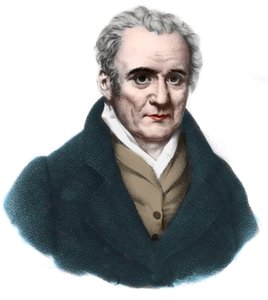 Portrét Gaspard Monge (1746-1818) hrabě z Peluse, francouzský matematik a fyzik. od French School