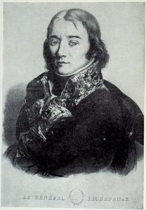 Portrét generála Antoine Richepance (nebo Richepanse) (1770-1803), ve prospěch otroctví. Tisky 19. století Chartres, Musee des Beaux Arts od French School