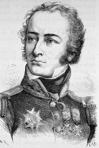 Portrét generála Feye - v „Dějinách Francie“ od Henryho Martina od French School