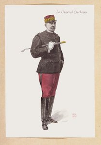 Portrét generála Jacquese Duchesna (1837-1918) (rytina) od French School