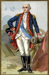 Portrét George Washingtona (1732-1799). Chromolitografie konce 19. století. od French School