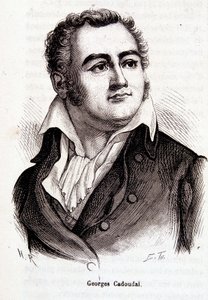 Portrét Georgese Cadoudala - rytina od French School