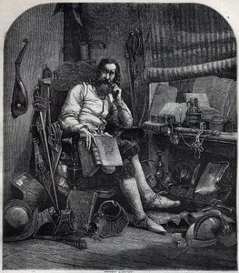 Portrét Gjergj Kastrioti Skanderbeg (nebo George Scanderbeg) Georges Scanderberg od French School