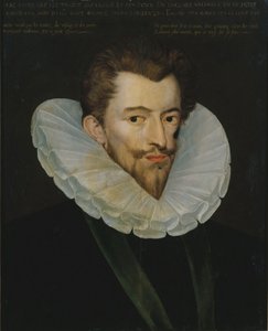 Portrét Jindřicha I. (1549-88) Lotrinského, vévody de Guise, známý jako Le Balafre (tempera na desce)