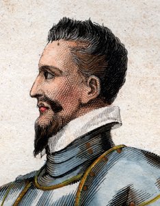 Portrét Jindřicha I., vévody z Guise (1550-1588) zvaný zjizvený. od French School