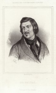 Portrét Honoré de Balzac od French School