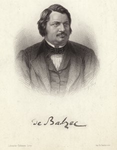 Portrét Honoré de Balzac od French School