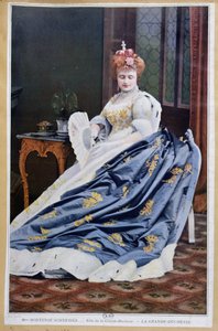 Portrét Hortense Schneiderové (1833-1920) v roli velkovévodkyně v opeře Velkovévodkyně z Gerolsteinu od Jacquese Offenbacha (1819-90), cca 1867.