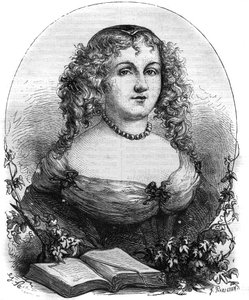 Portrét Isabely II Jeruzalémské (Yolande de Brienne), královny Jeruzaléma (1212-1228) a manželky Fridricha II Svaté říše. Rytina do „“ Historie papežů (...) Zločiny královny, krále a císařů v průběhu staletí“ od Maurice Lachatre od French School
