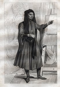 Portrét italského malíře Giotto di Bondone (Ambrogiotto di Bondone od French School