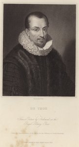 Portrét Jacquese Auguste de Thou od French School
