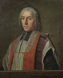 Portrét Jacquese Denise Cochina (1726-83) zakladatel Hopital Saint-Jacques