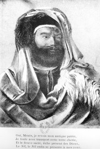 Portrét Jean-Francoise Champolliona (1790-1832) v orientálním kostýmu od French School