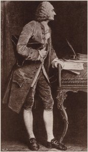 Portrét Jean-Philippe Rameau od French School