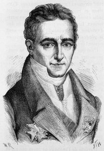 Portrét Jeana Baptista (Jean-Baptiste), hraběte z Villele, francouzského politika (1773 - 1854) - v „“ L