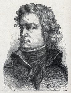 Portrét Jean Baptiste Camille de Canclaux (1740-1817), francouzský generál revoluční rytina z roku 1889. od French School