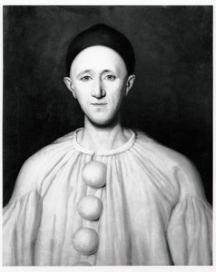 Portrét Jean Charles Deburau (1829-73) jako Pierrot