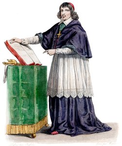 Portrét Jean Francois Paul de Gondi (Gondy) (1614-1679), kardinál de Retz, francouzský biskup coadjutor. od French School
