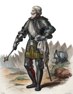 Portrét Jeana II Le Maingre (Le Meingre) (1366-1421), zvaného Boucicaut, maršála Francie. od French School