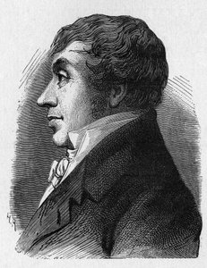 Portrét Jeana Marie Josepha (Jean-Marie-Josepha) Coutelleho (1748-1835), velitele vojenských aerostierů za Republiky - v „“ Album of Science; věhlasní vědci; Velké objevy””” 1896 od French School
