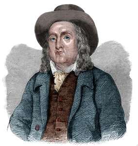 Portrét Jeremyho Benthama (1748-1832), anglického filozofa, ekonoma a teoretického právníka. od French School